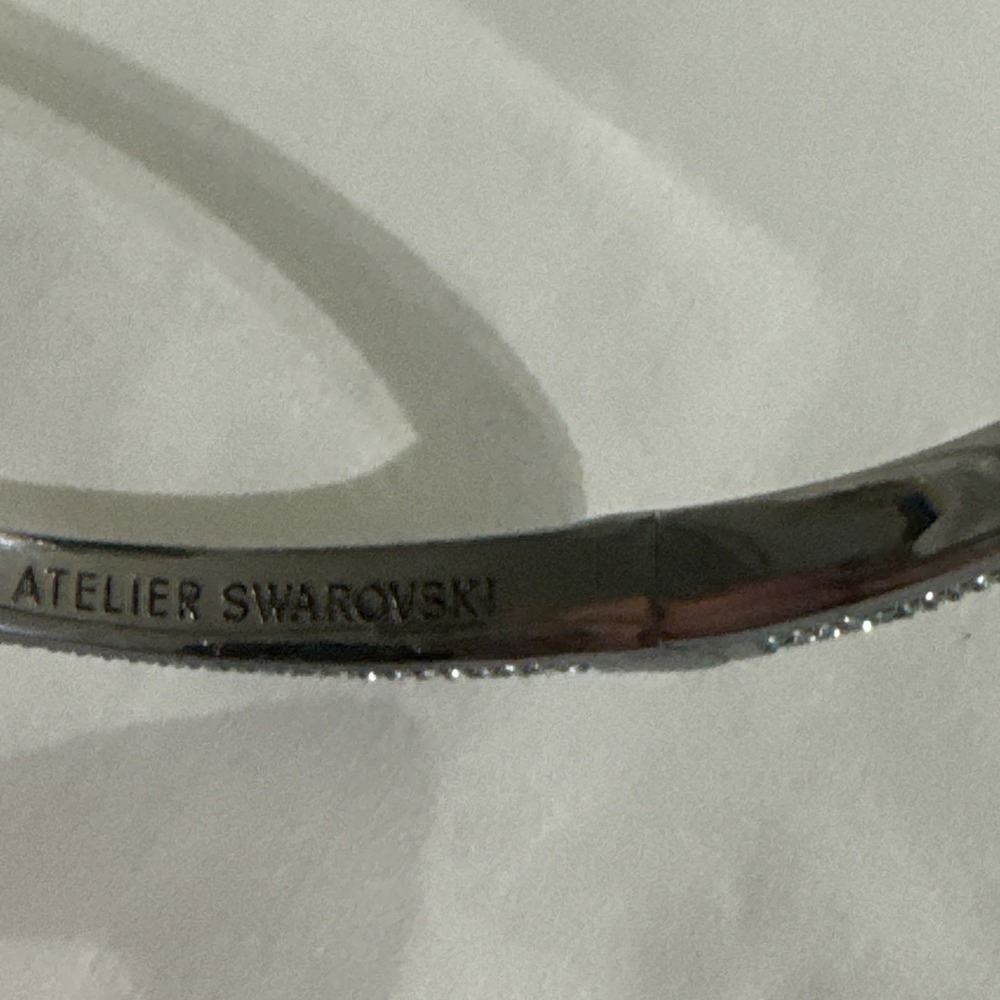 Atelier Swarovski Kalix Spiral Cuff Bracelet Pink Size M #5298558 - Picture 5 of 7